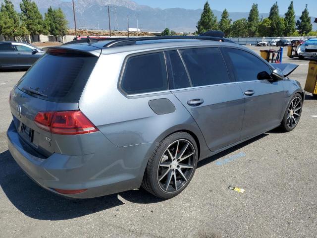 3VWCA7AU8FM506683 - 2015 VOLKSWAGEN GOLF SPORT TDI S GRAY photo 3