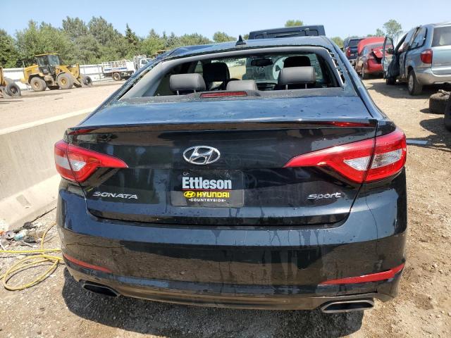 5NPE34AF4HH462115 - 2017 HYUNDAI SONATA SPORT BLACK photo 6