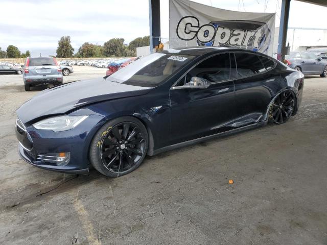 5YJSA1CP6DFP12590 - 2013 TESLA MODEL S 蓝色 照片 1