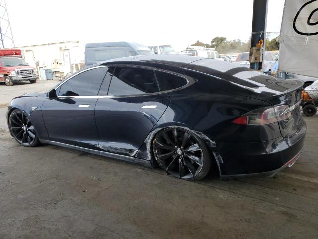 5YJSA1CP6DFP12590 - 2013 TESLA MODEL S 蓝色 照片 2