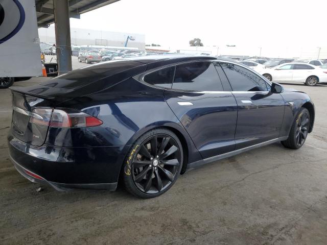 5YJSA1CP6DFP12590 - 2013 TESLA MODEL S 蓝色 照片 3