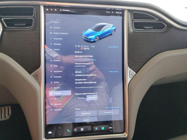 5YJSA1CP6DFP12590 - 2013 TESLA MODEL S 蓝色 照片 9