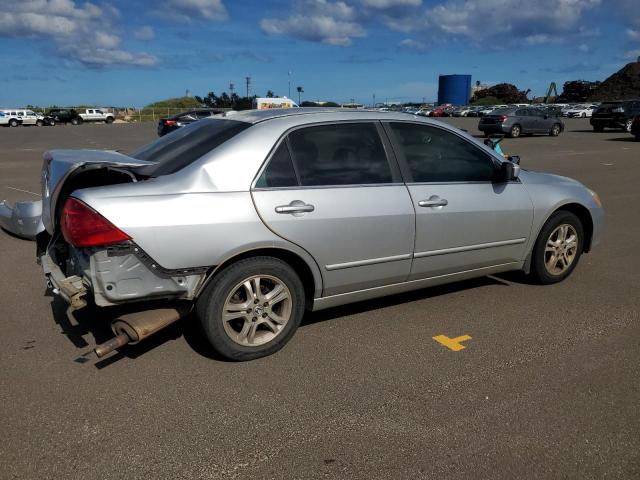 1HGCM56896A144825 - 2006 HONDA ACCORD EX SILVER photo 3