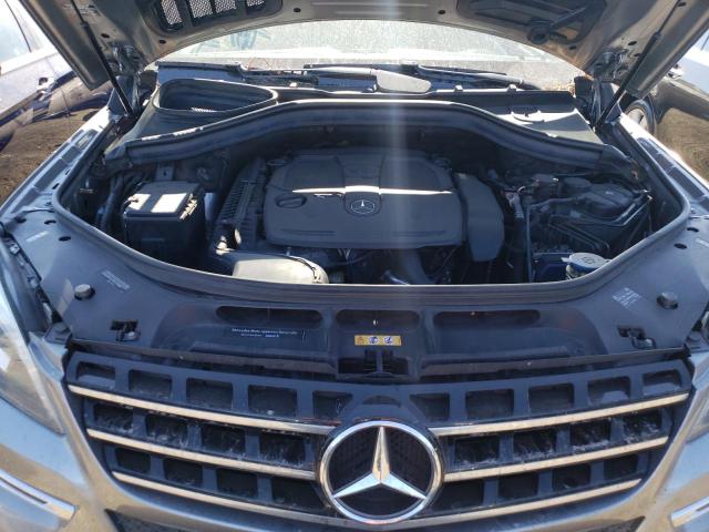 4JGDA5HB3EA400276 - 2014 MERCEDES-BENZ ML 350 4MATIC GRAY photo 11