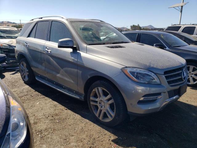 4JGDA5HB3EA400276 - 2014 MERCEDES-BENZ ML 350 4MATIC GRAY photo 4