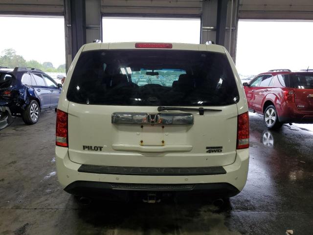 5FNYF4H97CB017346 - 2012 HONDA PILOT TOURING WHITE photo 6