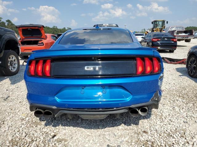 1FA6P8CF5M5144078 - 2021 FORD MUSTANG GT BLUE photo 6