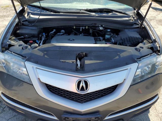 2HNYD2H24CH525369 - 2012 ACURA MDX GRAY photo 12