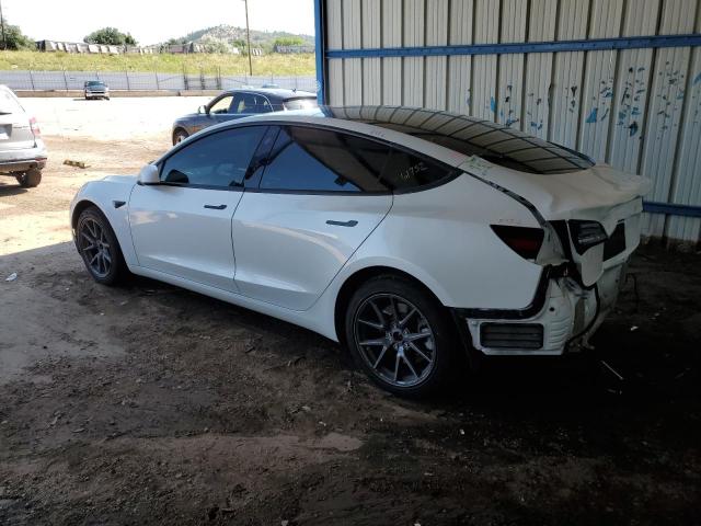 5YJ3E1EA2PF450136 - 2023 TESLA MODEL 3 Biały zdjęcie 2