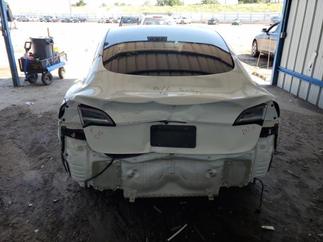 5YJ3E1EA2PF450136 - 2023 TESLA MODEL 3 Biały zdjęcie 6