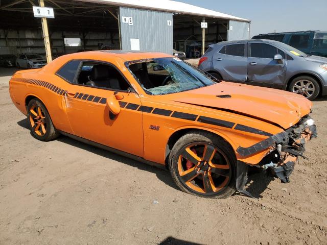 2C3CDYCJ7CH118202 - 2012 DODGE CHALLENGER SRT-8 ORANGE photo 4