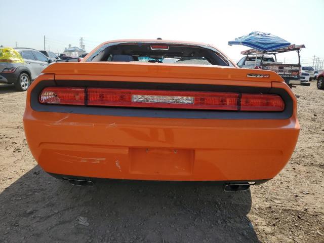 2C3CDYCJ7CH118202 - 2012 DODGE CHALLENGER SRT-8 ORANGE photo 6