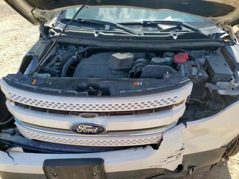 1FM5K7F81DGC11352 - 2013 FORD EXPLORER LIMITED 白色 照片 12