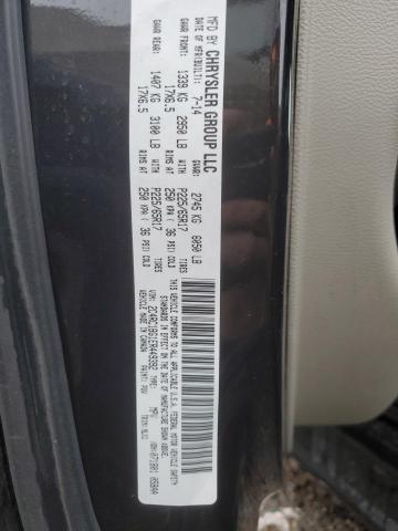 2C4RC1BG1ER449392 - 2014 CHRYSLER TOWN & COU TOURING BLACK photo 13