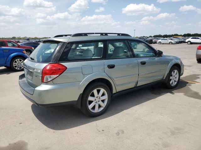 4S4BP61C397338184 - 2009 SUBARU OUTBACK 2.5I GREEN photo 3