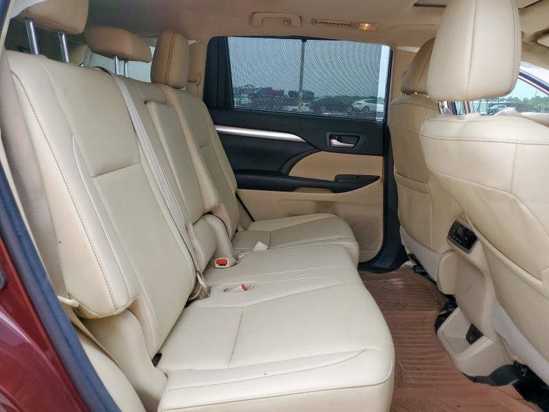 5TDJZRFH0KS999540 - 2019 TOYOTA HIGHLANDER SE Бордовый фото 11