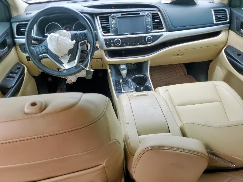 5TDJZRFH0KS999540 - 2019 TOYOTA HIGHLANDER SE Бордовый фото 8