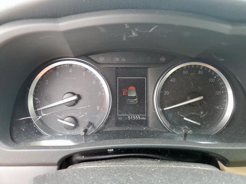 5TDJZRFH0KS999540 - 2019 TOYOTA HIGHLANDER SE Бордовый фото 9