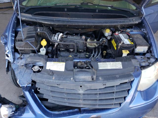 2A4GP54L77R139855 - 2007 CHRYSLER TOWN & COU TOURING BLUE photo 12