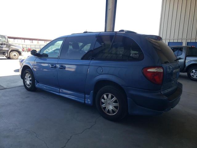 2A4GP54L77R139855 - 2007 CHRYSLER TOWN & COU TOURING BLUE photo 2