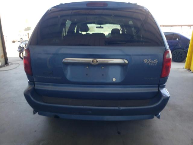 2A4GP54L77R139855 - 2007 CHRYSLER TOWN & COU TOURING BLUE photo 6