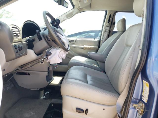 2A4GP54L77R139855 - 2007 CHRYSLER TOWN & COU TOURING BLUE photo 7