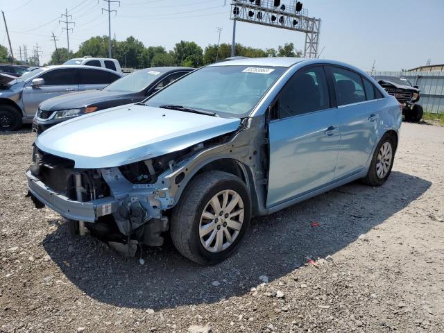 1G1PF5S96B7239271 - 2011 CHEVROLET CRUZE LT BLUE photo 1