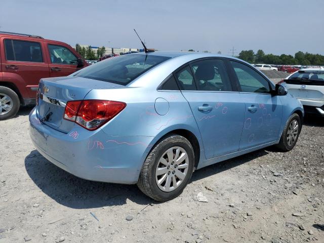 1G1PF5S96B7239271 - 2011 CHEVROLET CRUZE LT BLUE photo 3