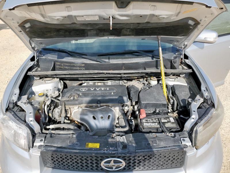 JTLKE50E481019972 - 2008 TOYOTA SCION XB SILVER photo 12