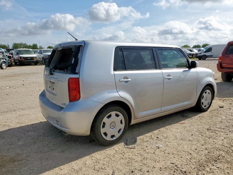 JTLKE50E481019972 - 2008 TOYOTA SCION XB SILVER photo 3