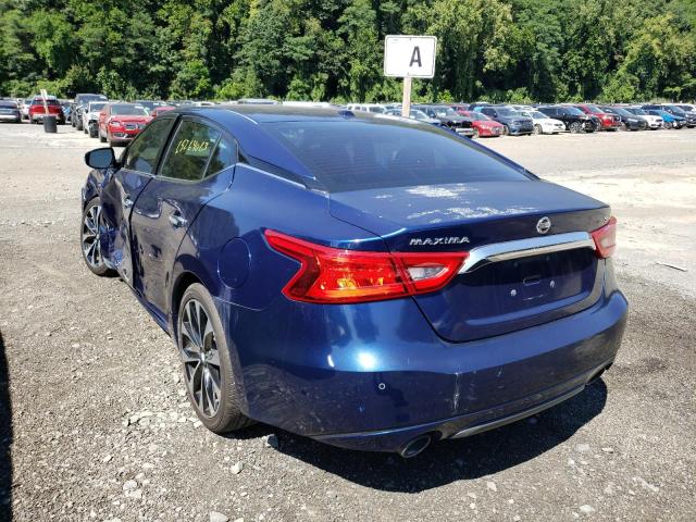 1N4AA6AP6JC362226 - 2018 NISSAN MAXIMA 3.5S BLUE photo 2