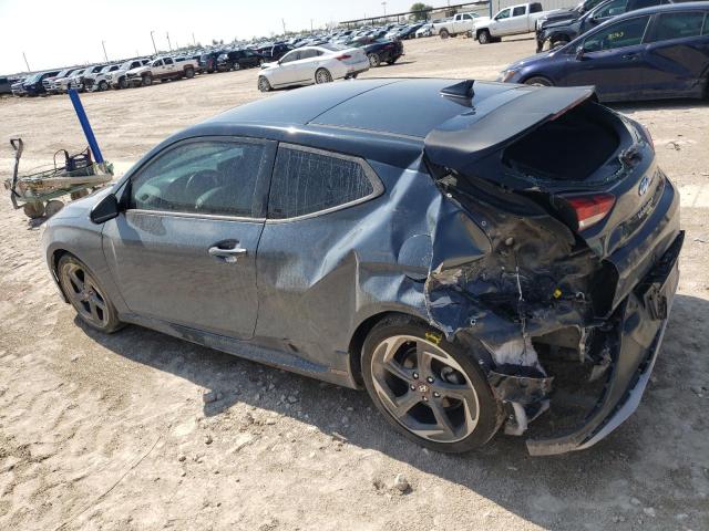 KMHTH6AB3KU019187 - 2019 HYUNDAI VELOSTER TURBO GRAY photo 2