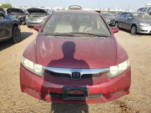 2HGFA1F55AH564175 - 2010 HONDA CIVIC LX RED photo 5