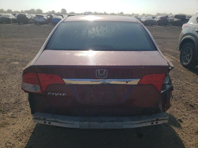 2HGFA1F55AH564175 - 2010 HONDA CIVIC LX RED photo 6