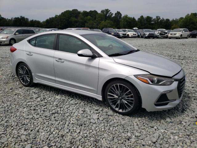 KMHD04LB3HU362703 - 2017 HYUNDAI ELANTRA SPORT SILVER photo 4