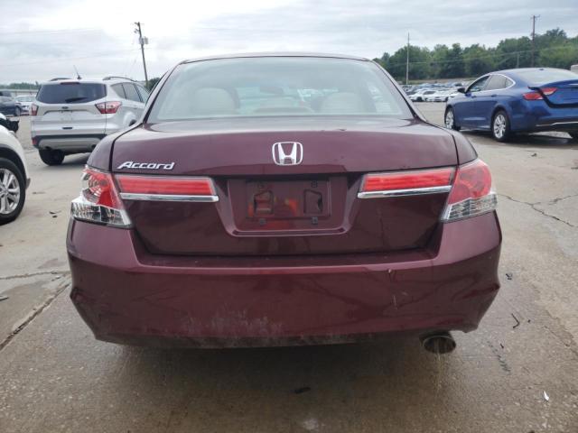 1HGCP2F7XCA177275 - 2012 HONDA ACCORD EX BURGUNDY photo 6