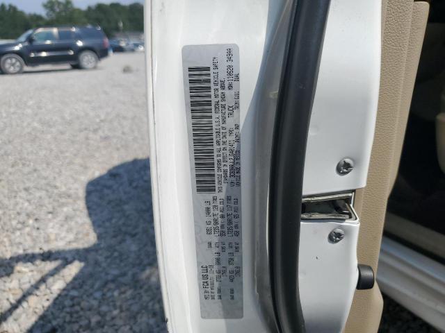 3C63RRJL2JG401411 - 2018 RAM 3500 LARAMIE WHITE photo 10