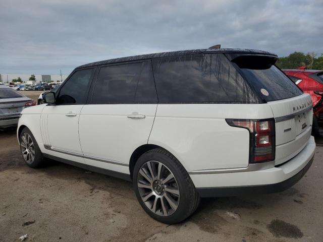 SALGV5FE4HA361312 - 2017 LAND ROVER RANGE ROVE AUTOBIOGRAPHY WHITE photo 2