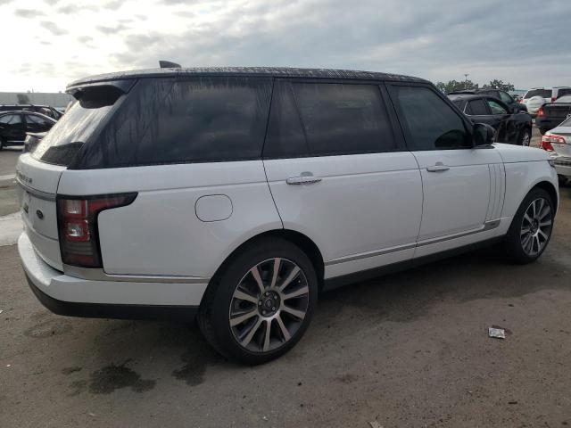 SALGV5FE4HA361312 - 2017 LAND ROVER RANGE ROVE AUTOBIOGRAPHY WHITE photo 3