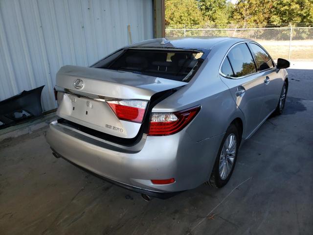 JTHBK1GG1E2149930 - 2014 LEXUS ES 350 SILVER photo 4