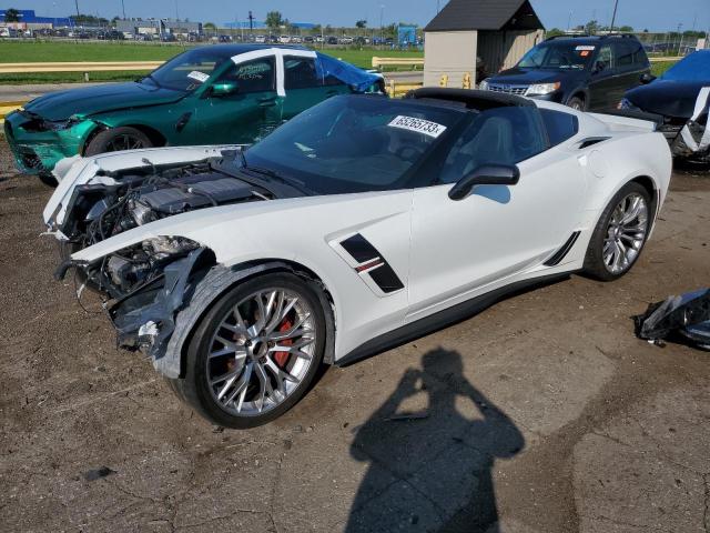 1G1YX2D71H5120673 - 2017 CHEVROLET CORVETTE GRAND SPORT 2LT WHITE photo 1