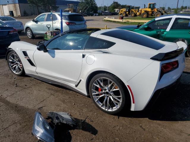 1G1YX2D71H5120673 - 2017 CHEVROLET CORVETTE GRAND SPORT 2LT WHITE photo 2