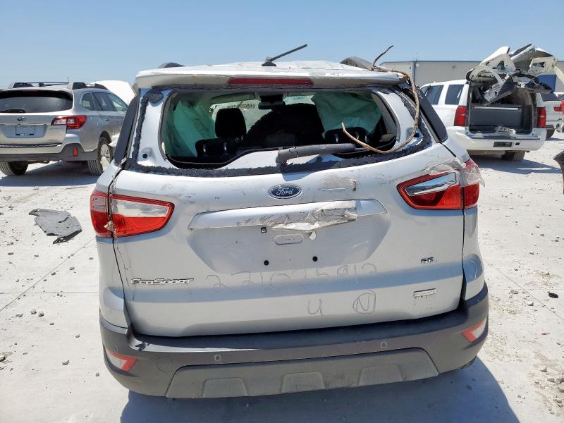 MAJ3P1TE8JC199777 - 2018 FORD ECOSPORT SE ვერცხლისფერი ფოტო 6