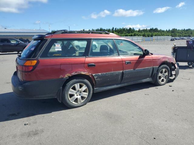 4S3BH675747642959 - 2004 SUBARU LEGACY OUTBACK AWP 勃艮第红 照片 3