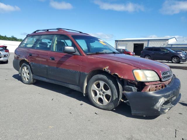 4S3BH675747642959 - 2004 SUBARU LEGACY OUTBACK AWP 勃艮第红 照片 4