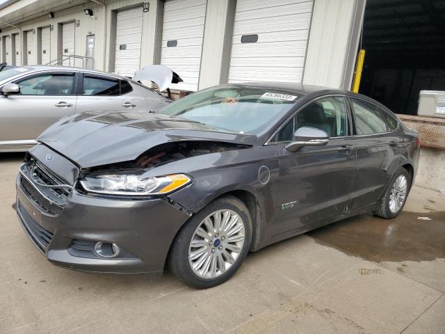 3FA6P0PU6GR336217 - 2016 FORD FUSION SE PHEV GRAY photo 1