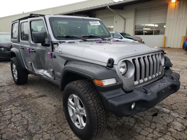 1C4HJXDG1MW523367 - 2021 JEEP WRANGLER U SPORT ნაცრისფერი ფოტო 1