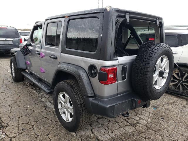 1C4HJXDG1MW523367 - 2021 JEEP WRANGLER U SPORT ნაცრისფერი ფოტო 3