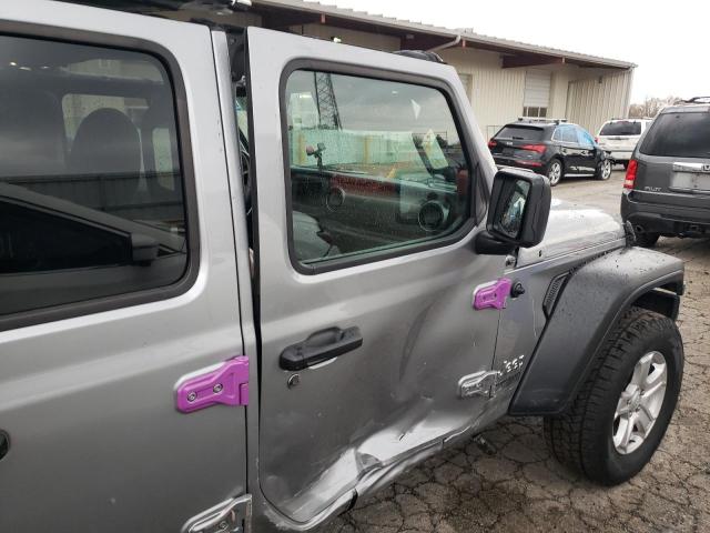 1C4HJXDG1MW523367 - 2021 JEEP WRANGLER U SPORT ნაცრისფერი ფოტო 9