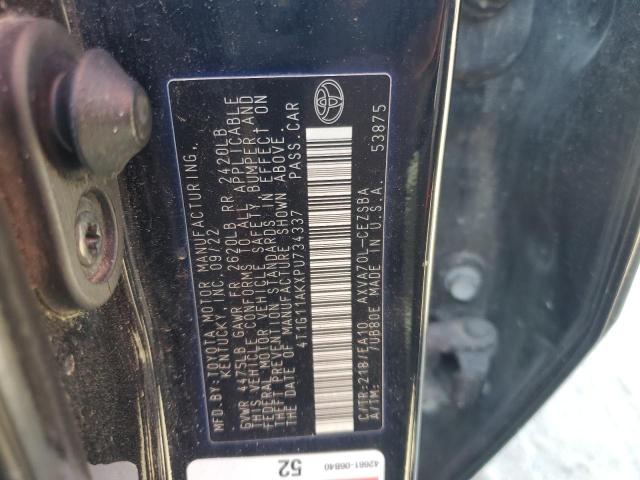 4T1G11AKXPU734337 - 2023 TOYOTA CAMRY SE NIGHT SHADE BLACK photo 12